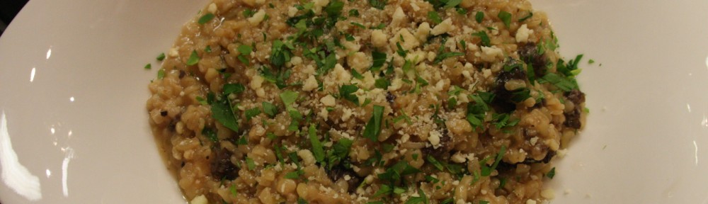 morel mantarlı bulgur risotto