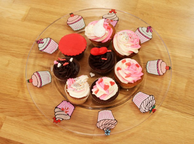 vanilyalı cupcake