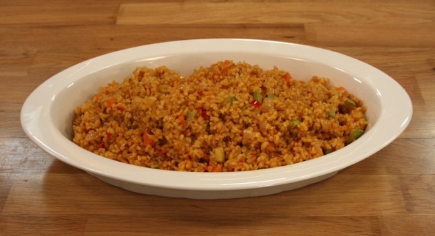 kaymaklı bulgur pilavı