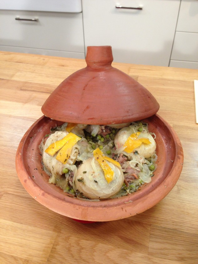 enginarlı kuzu tajine