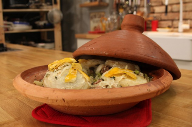 enginarlı kuzu tajine