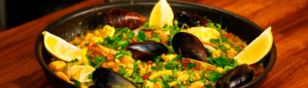 deniz mahsüllü paella