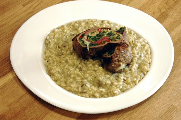 Patlıcanlı Risotto