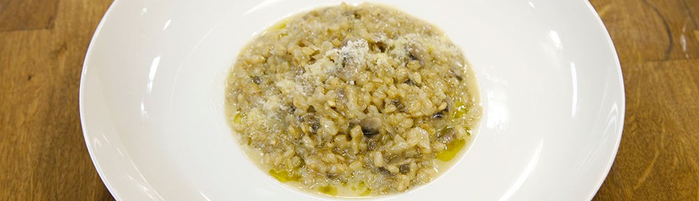 Mantarlı Buğday Risotto