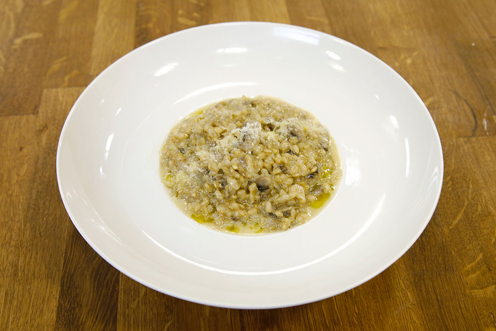 Mantarlı Buğday Risotto