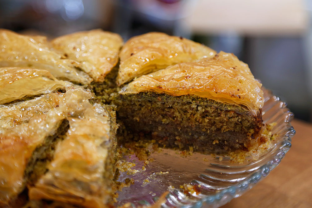 Fıstıklı Baklava Kek