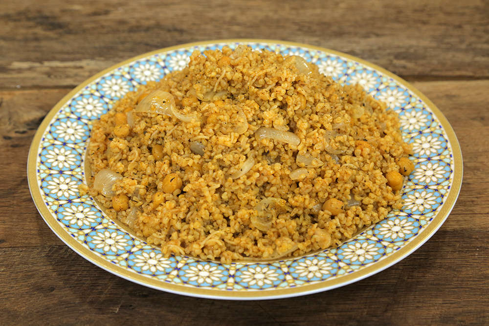 Nohutlu Bulgur Pilavı