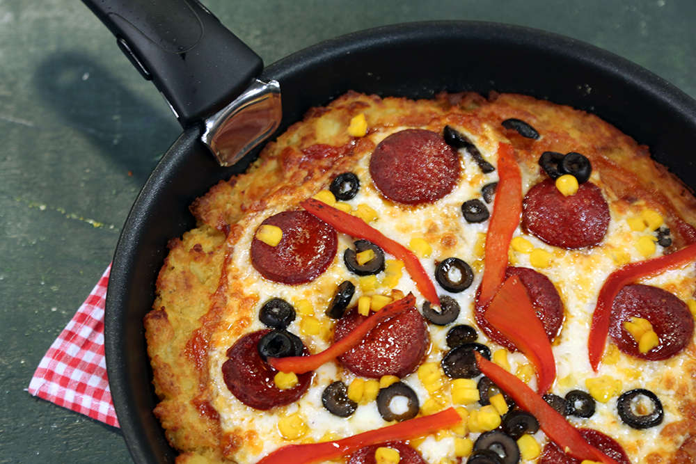 Patates Tabanlı Pizza