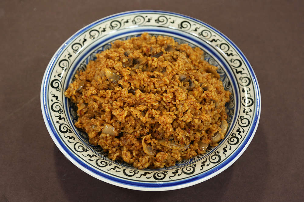 Mantarlı Bulgur Pilavı