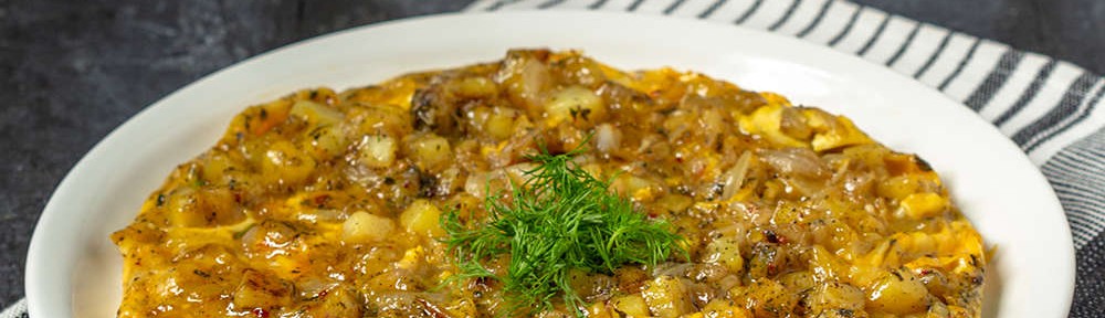 Patatesli Soğanlı Omlet