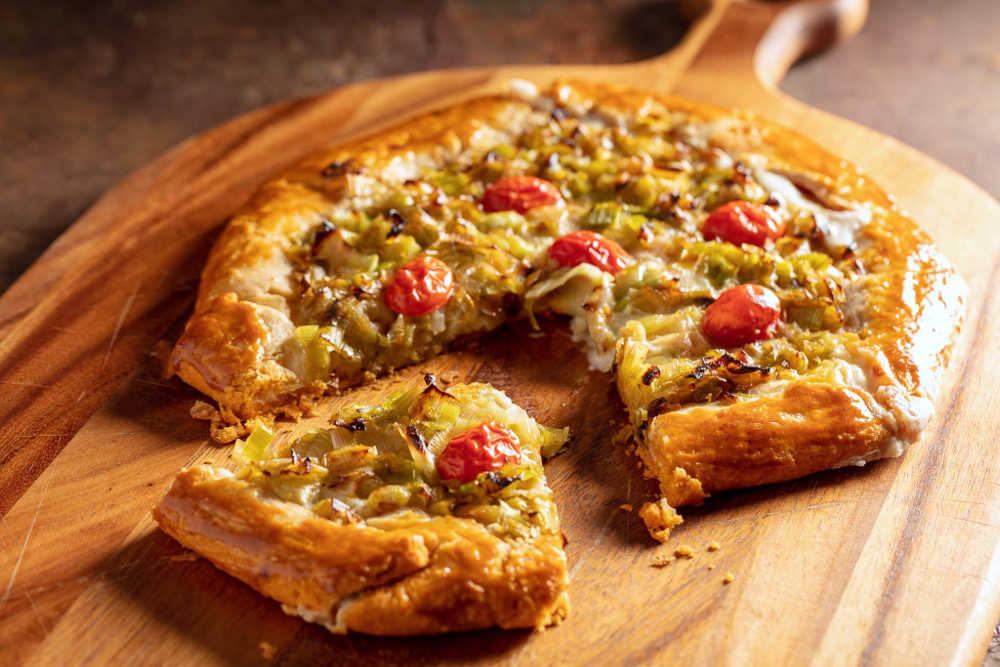 Patatesli Pırasalı Galette