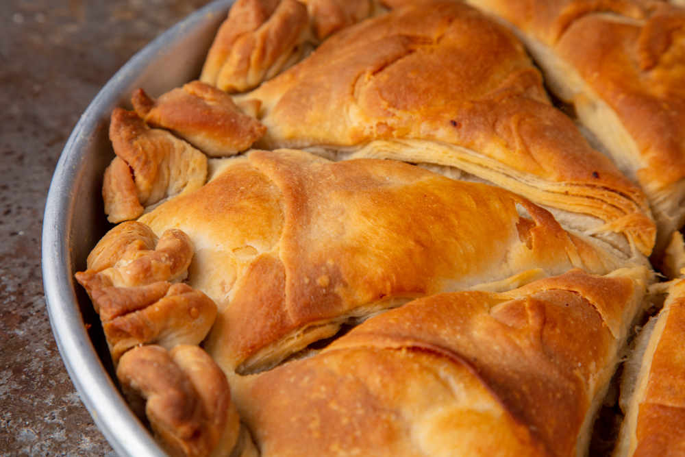 Patlıcanlı El Açması Börek