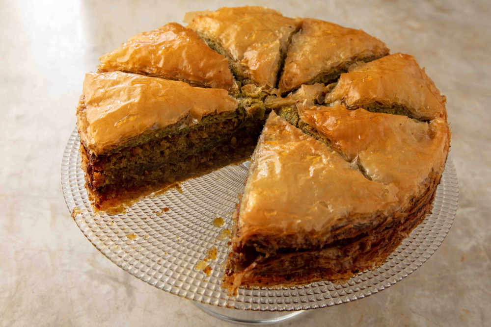 Fıstıklı Baklava Kek