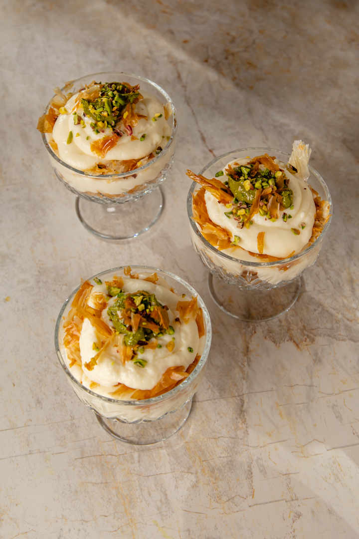 Baklavalı Muhallebi Kup