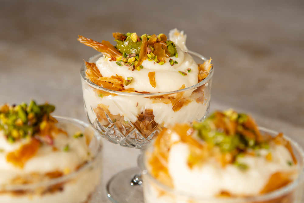 Baklavalı Muhallebi Kup