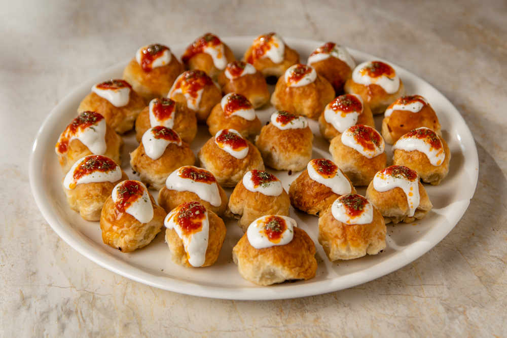 Kıymalı Patatesli Milföy Mantı
