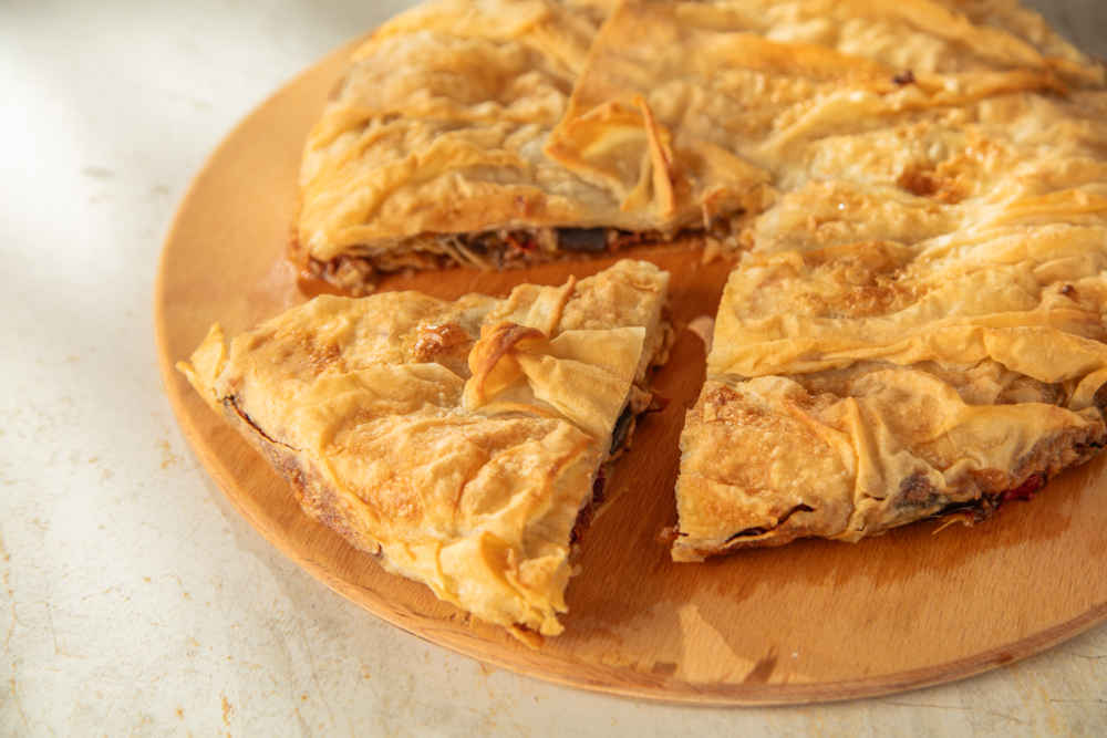 Tahinli Patlıcanlı Börek