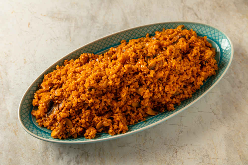 Mantarlı Bulgur Pilavı