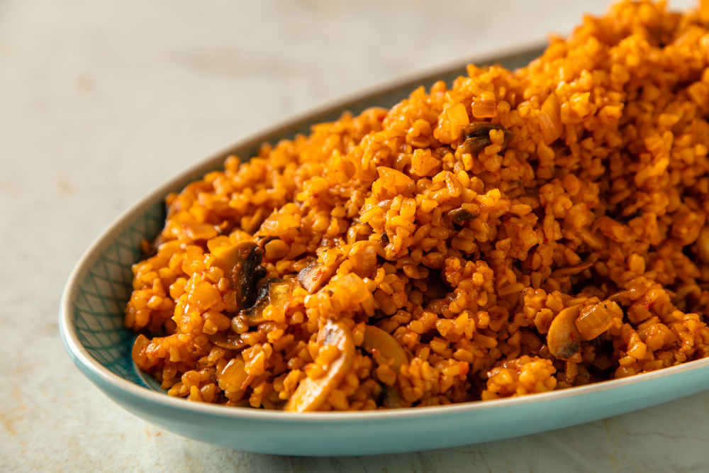 Mantarlı Bulgur Pilavı