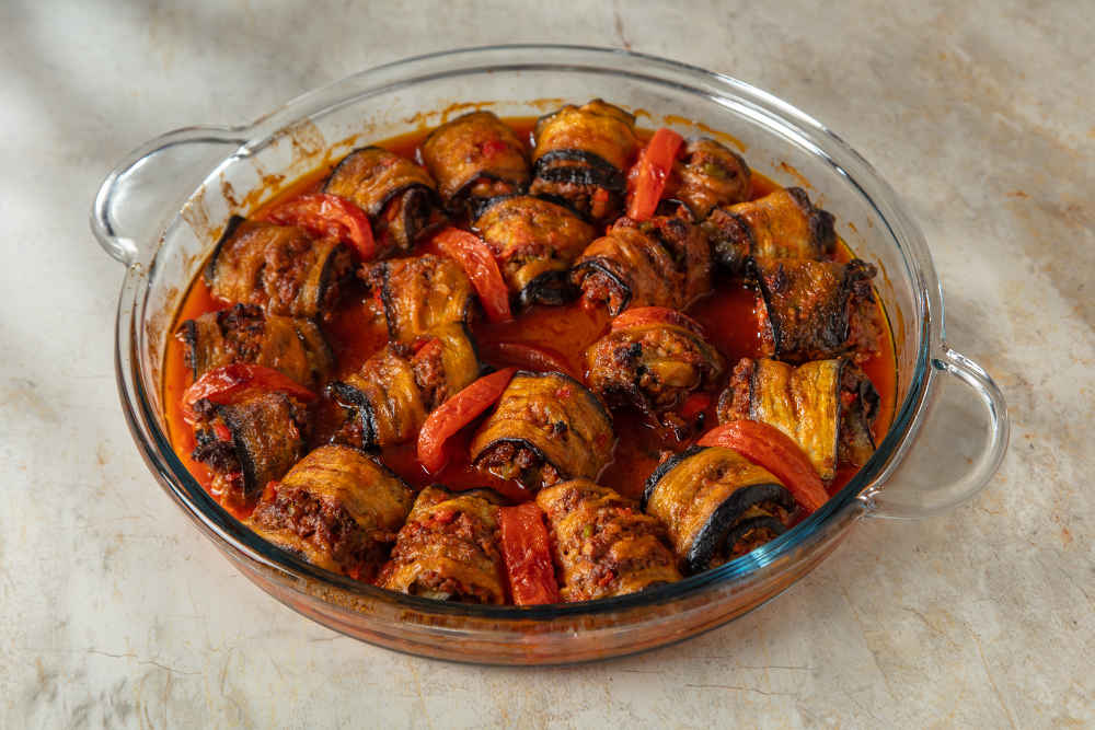 Tepside Patlıcan Sarma