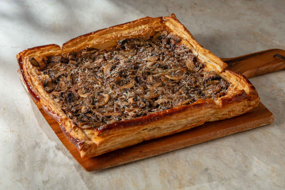 Mantarlı Milföy Tart