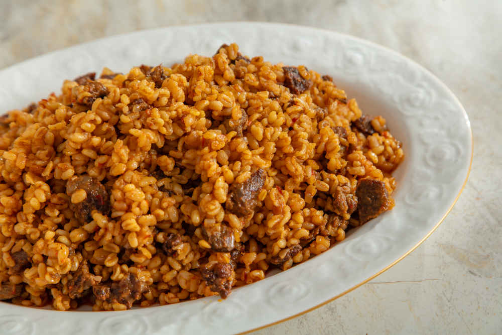 Etli Bulgur Pilavı